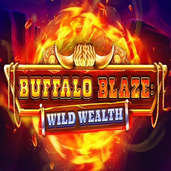 Buffalo Blaze Wild Wealth online game logo by OctoPlay on spinsbara.gr