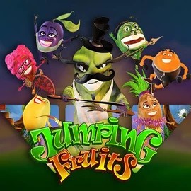 Jumping Fruits game by Wazdan – logo hosted on Spinbara Casino